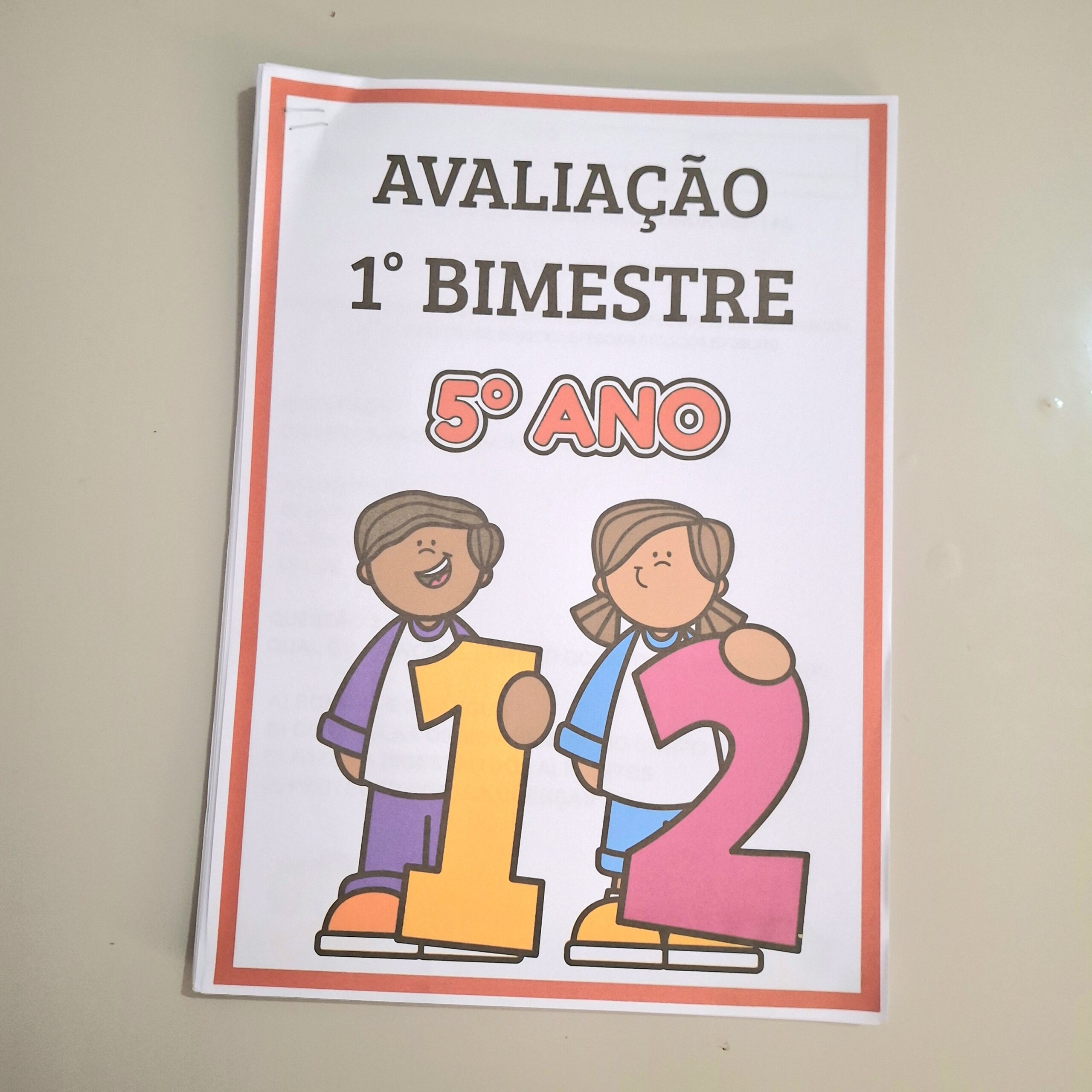 Avaliação 1° Bimestre - 5° ano Fundamental