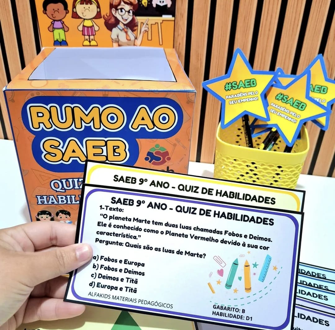 Rumo ao Saeb - Quiz de Habilidades (9° ano Fundamental 2) - Imagem 2