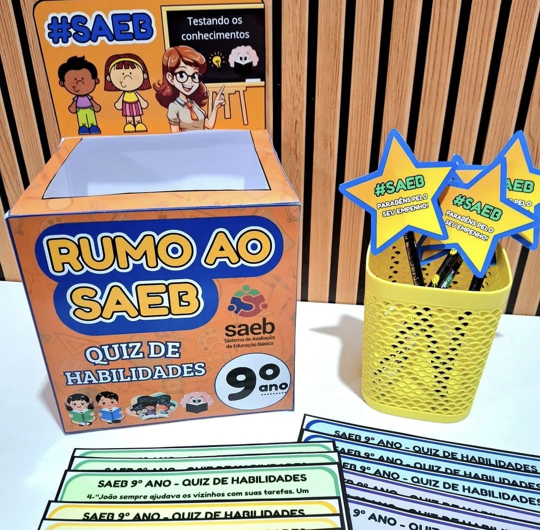 Rumo ao Saeb - Quiz de Habilidades (9° ano Fundamental 2)