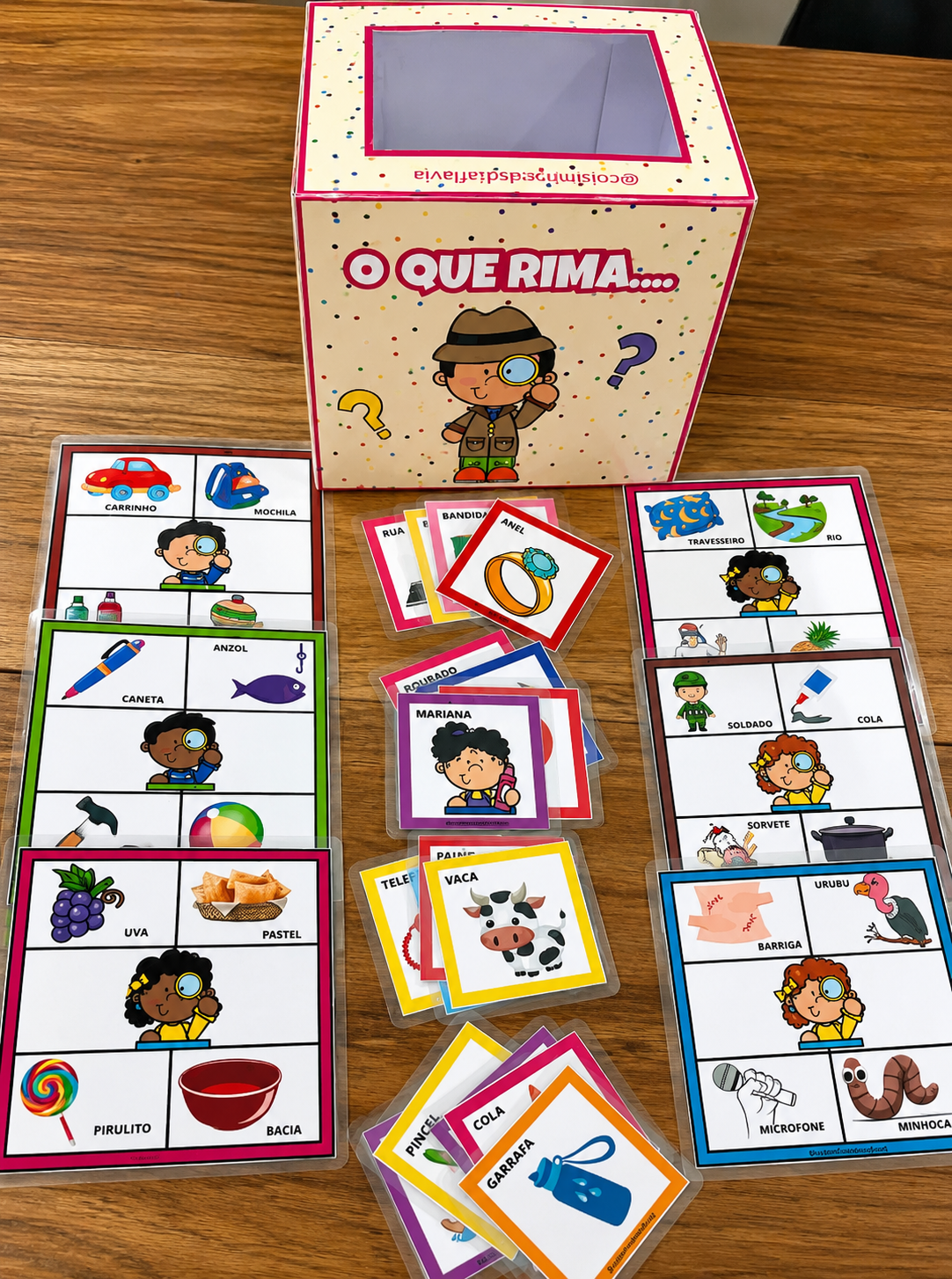 Caixinha Bingo das Rimas