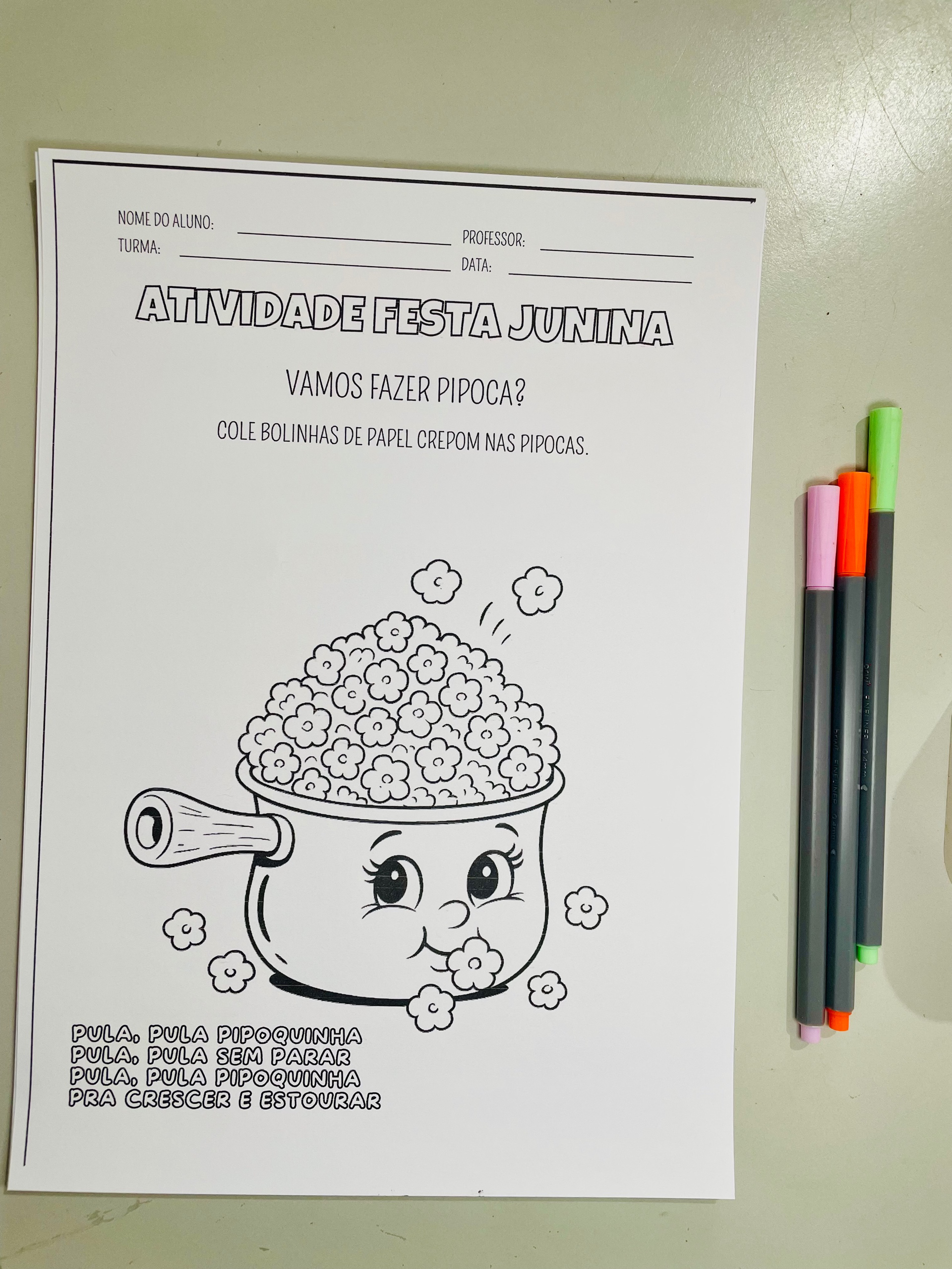 Kit Junino - Arraiá da aprendizagem - Imagem 4