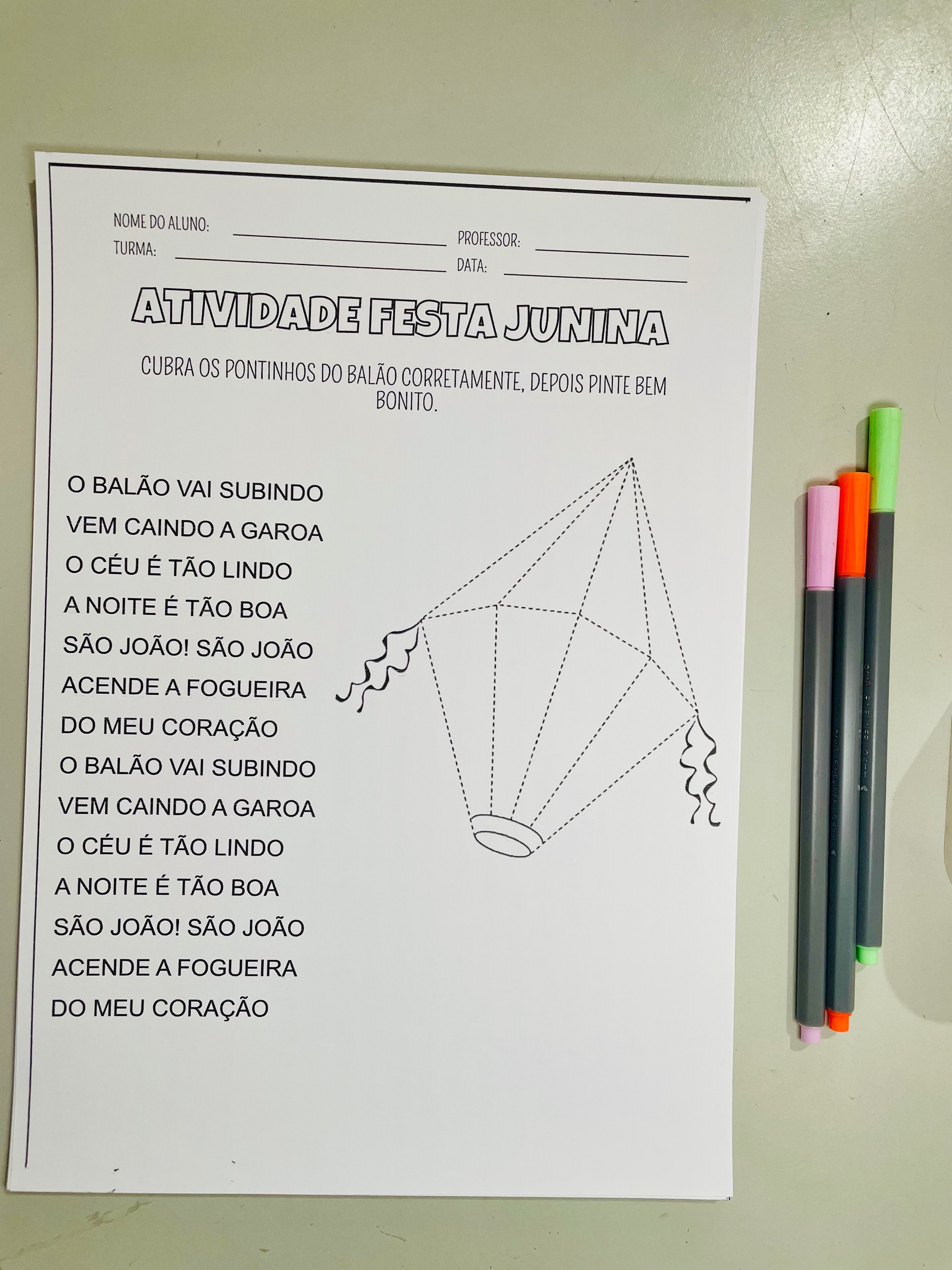 Kit Junino - Arraiá da aprendizagem - Imagem 5