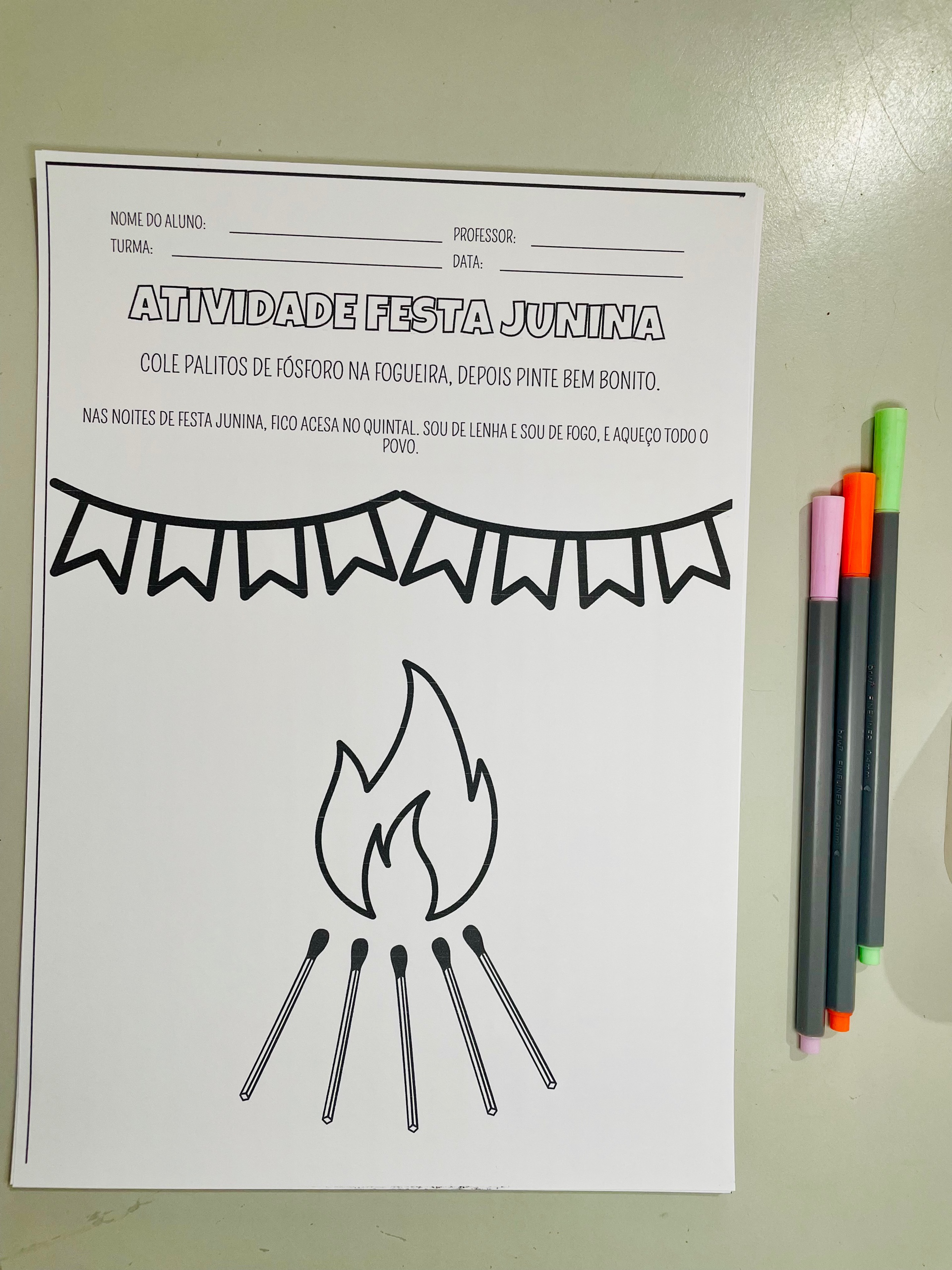 Kit Junino - Arraiá da aprendizagem - Imagem 7