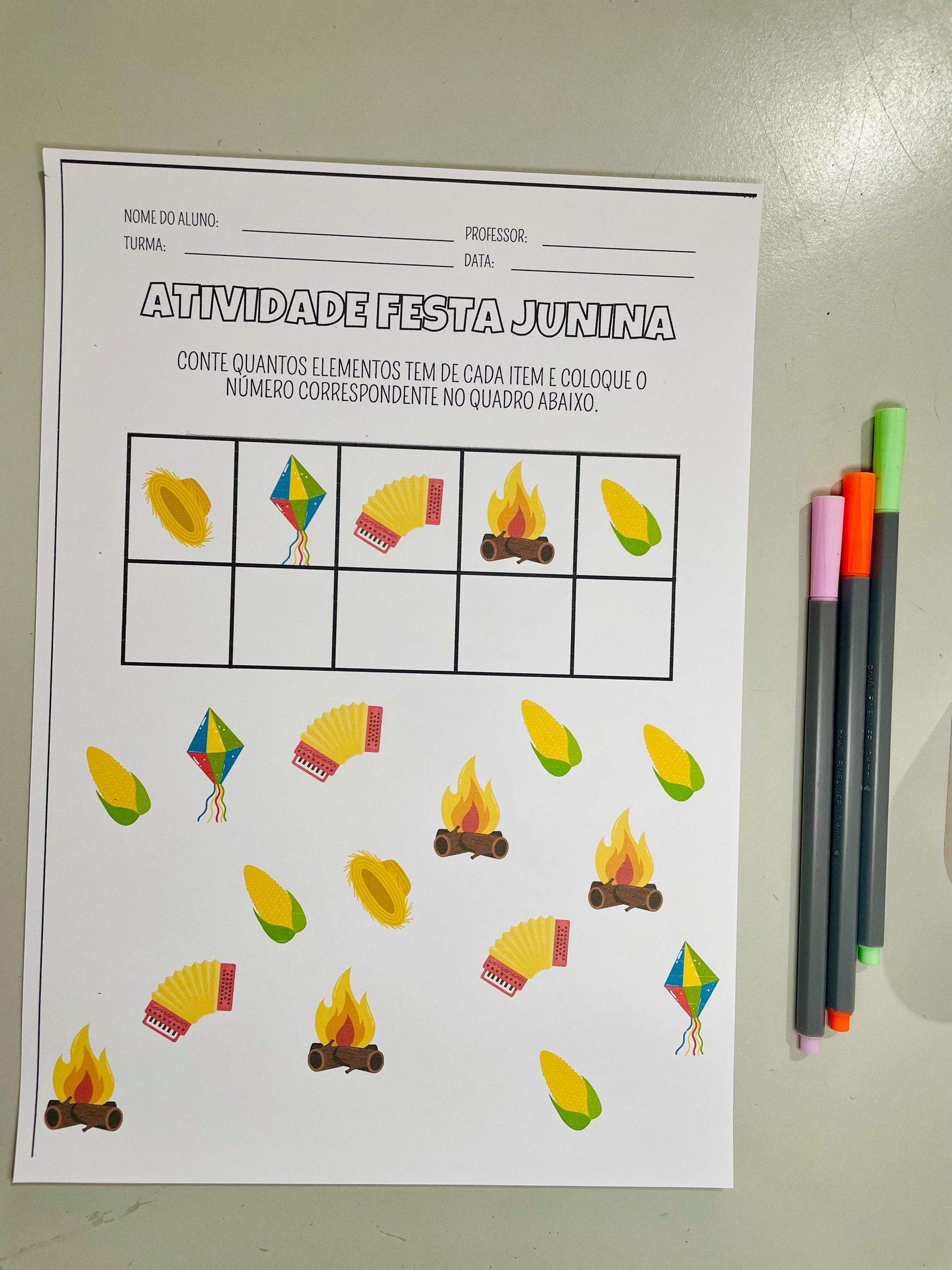 Kit Junino - Arraiá da aprendizagem - Imagem 9
