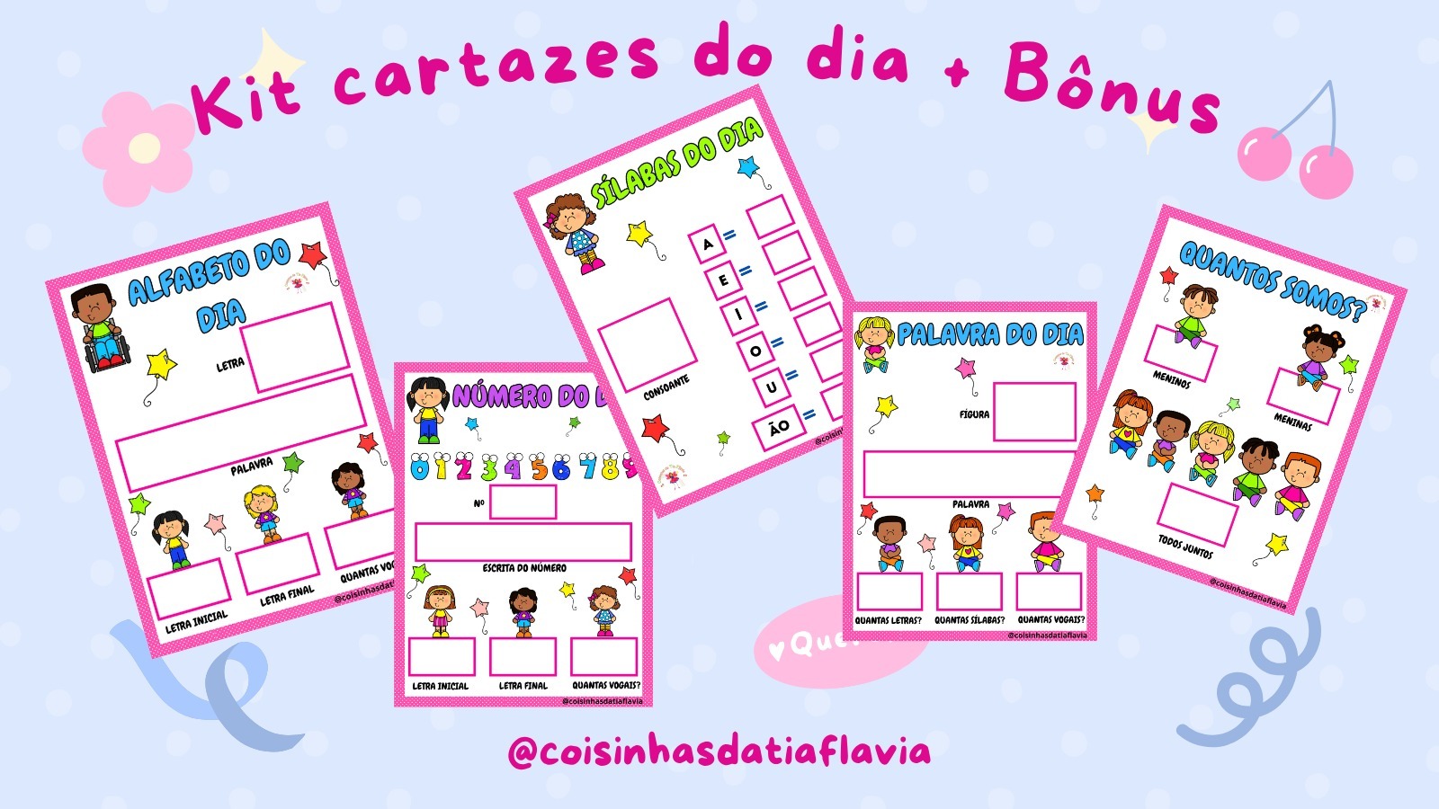 Kit Cartazes do Dia