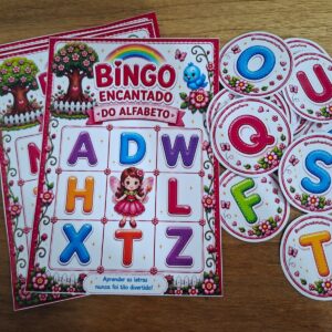 Bingo do Alfabeto - Doce Encanto