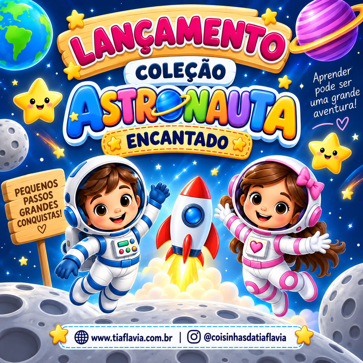 Coleção Astronauta - Alfabetização